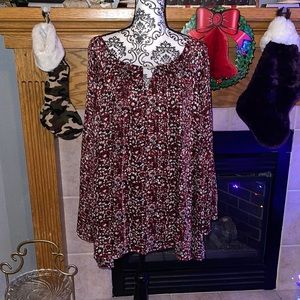 💗3/$12💗 Roz & Ali Plus Size Long Sleeve Top